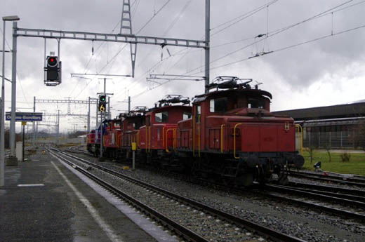 train d'Ee 3/3 à Onnens adieu !