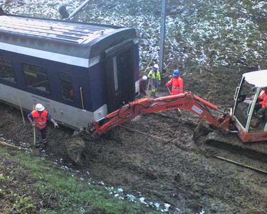 déraillement à Léchelles
