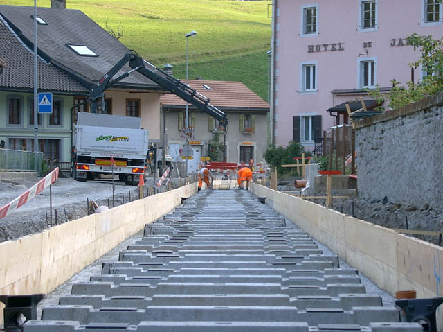 traverses béton
